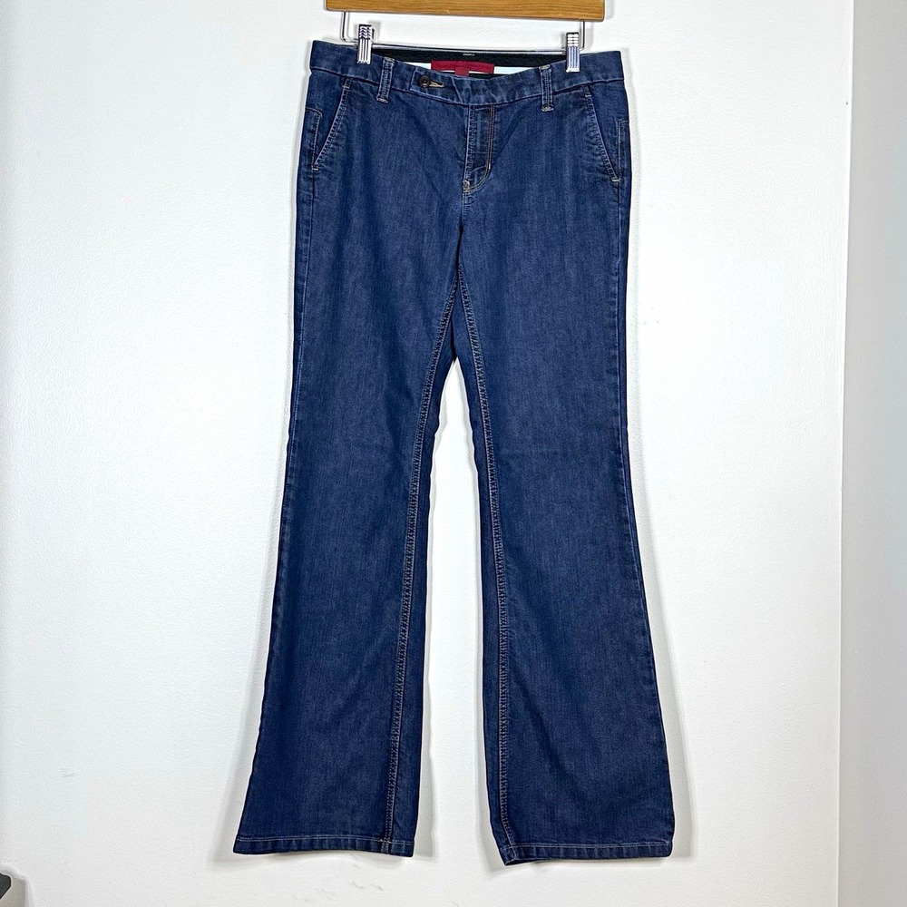 Banana Republic Womens Trouser Jeans 6R Dark Wash Y2K Twee 2000s Bootcut Rory
